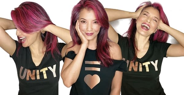 Catwoman: Hunted's Kelly Hu On Cheshire, 33 Edge Clothing Line, & More