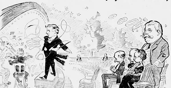 Illustration from a 1909 Chicago Tribune article on the fate of Ravinia.