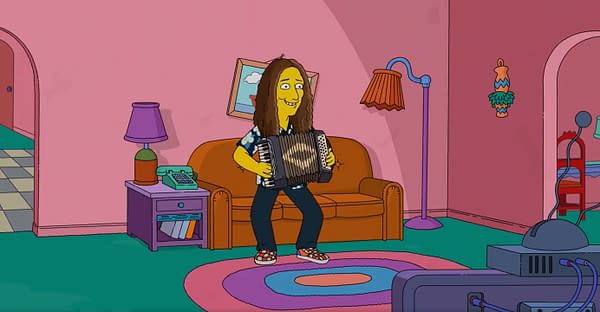 The Simpsons: Weird Al Yankovic in S34 Couch Gag in 3rd Appearance