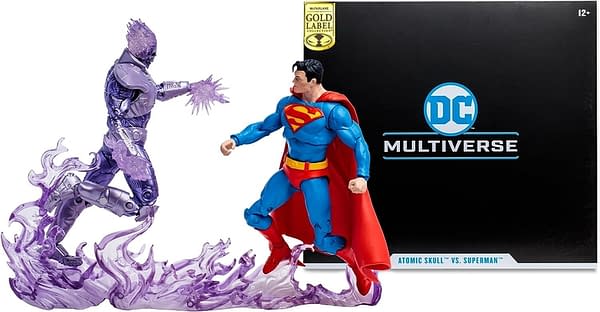Superman Battles the Atomic Skull with McFarlane Toys Exclusive 2-Pack