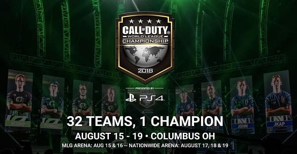 The 2018 Call of Duty Championships will Take Place in Columbus in August