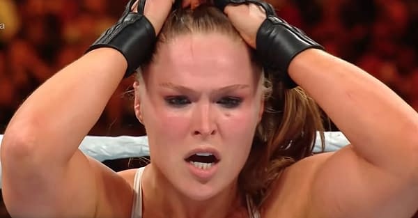 A photo of Ronda Rousey from Money in the Bank 2018.