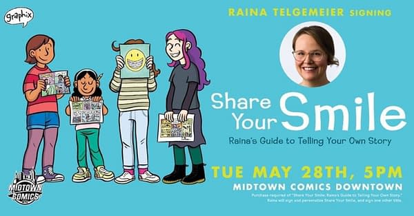 Tonight, Midtown Comic Hosts One Of Its Biggest Ever Signings - Raina Telegemier