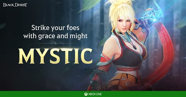 Mystic Class Is Being Added To "Black Desert" On Xbox One