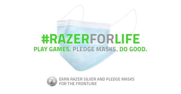 The Razer For Life campaign will provide face masks just for playing games.