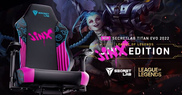 Secretlab Reveals New League Of Legends Jinx Edition Gaming Chair