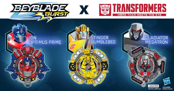 Beyblade Burst & Transformers Collab For Limited Edition Digital Tops