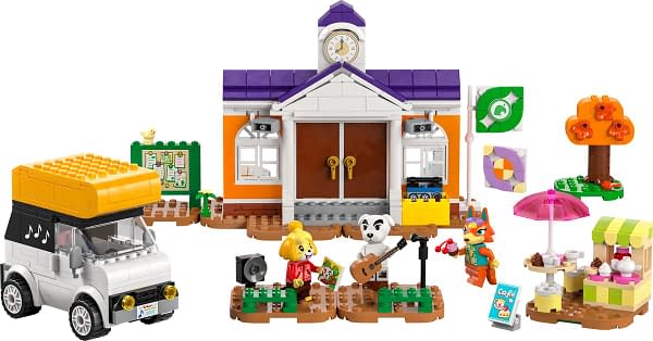 K.K.Slider Arrives at LEGO with New Animal Crossing Plaza Set