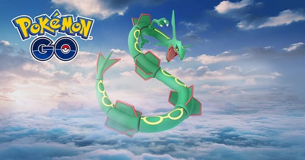 Rayquaza returns to Pokémon GO. Credit: Niantic.