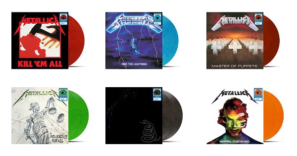 Metallica Releasing Six Classic Albums As Colored Vinyls At Walmart