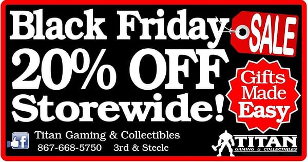 150 Comic Shops Running Black Friday Events Today…