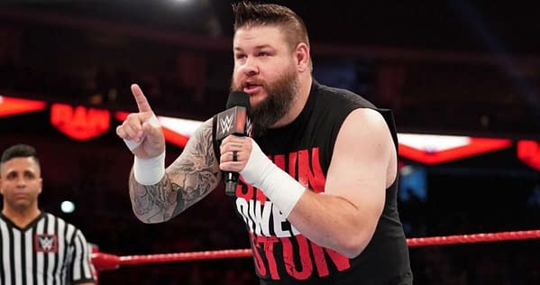 Kevin Owens would like to retort, courtesy of WWE.