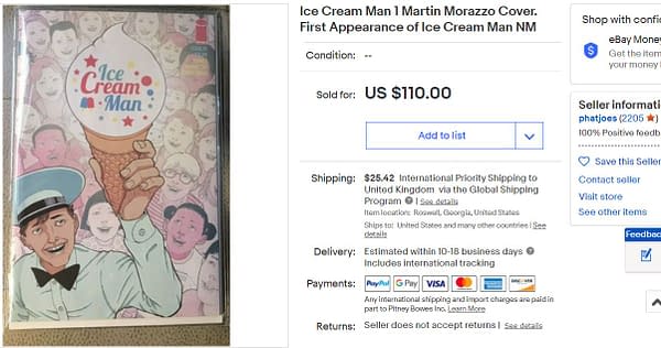 Ice Cream Man: Quarantine Comix Orders Increase Nearly 75%