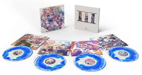 A look at the complete package of the Street Fighter 3 vinyl soundtrack, courtesy of Laced Records.