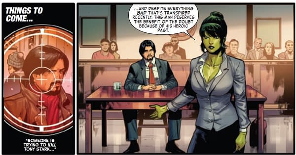 She Hulk To Defend Tony Stark For Murdere, In New Invincible Iron Man? (Spoilers)