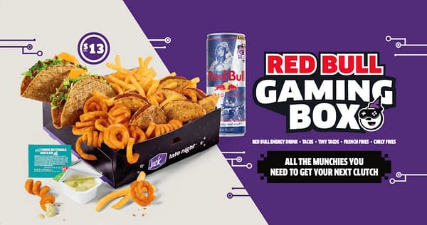 Jack In The Box & Red Bull Create New Gamer Meal With Giveaway