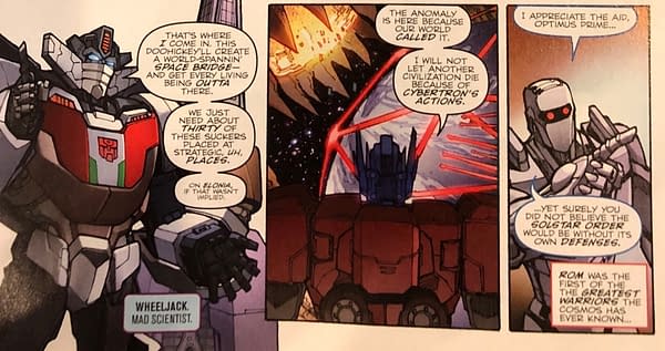 How Transformers Unicron #0 Absorbs The Origin of Rom, Space Knight (SPOILERS)