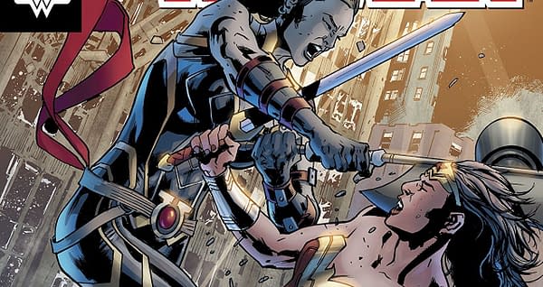Wonder Woman #42 cover by Bryan Hitch and Alex Sinclair