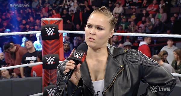 Ronda Rousey appears on WWE Raw