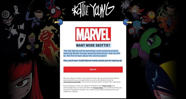 Marvel Has a Secret Skottie Young Project Page... What Are They Hiding?