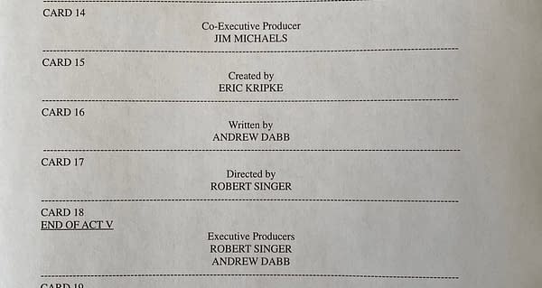 Supernatural series finale screen credits (Image: The CW/Jim Michaels)