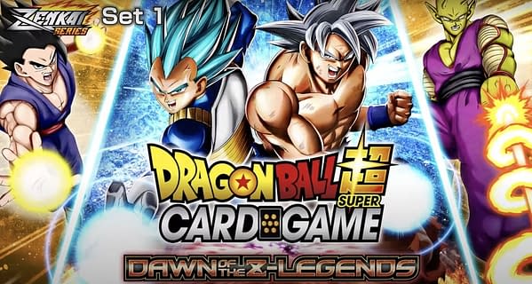 Dawn of the Z-Legends graphic. Credit: Dragon Ball Super Card Game