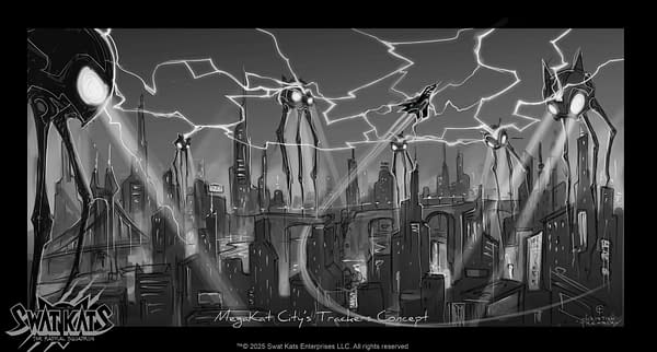 Jorge Corona Draws Swat Kats, The Comic, From Roditeli Productions