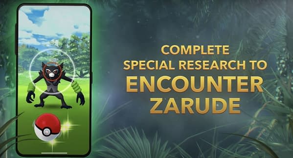 Zarude in Pokémon GO. Credit: Niantic