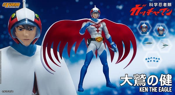 Gatchaman Ken the Eagle Returns with New Storm Collectibles Figure