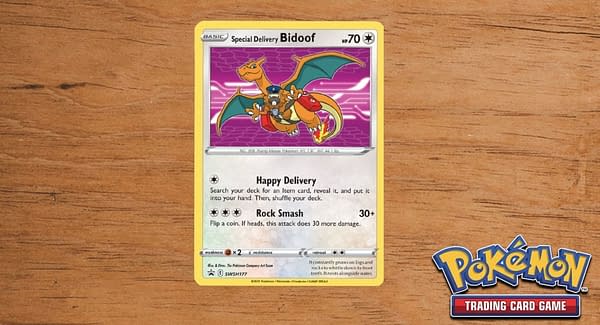 Special Delivery Bidoof. Credit: Pokémon TCG
