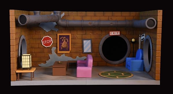 TMNT Sewer Lair Up For Preorder From NECA, For Three Weeks