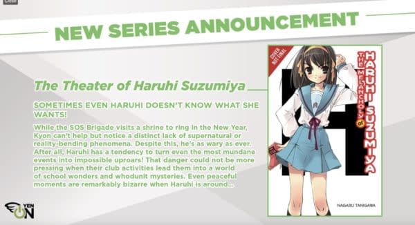 The Theater of Haruhi Suzumiya: Yen Press to Simupublish Ebook