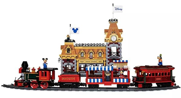 The LEGO Disney Train and Station Playset on shopdisney.com.