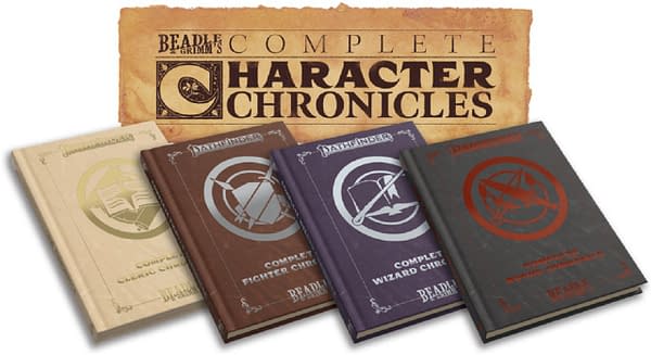 A look at the new Character Chronicles books for Pathfinder, courtesy of Beadle & Grimm's.