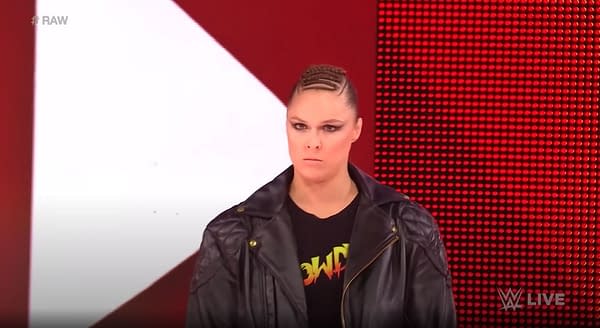 Ronda Rousey appears on WWE Raw