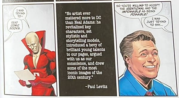 DC Publish Tom King & Josh Adams' Tribute To Neal Adams This Week