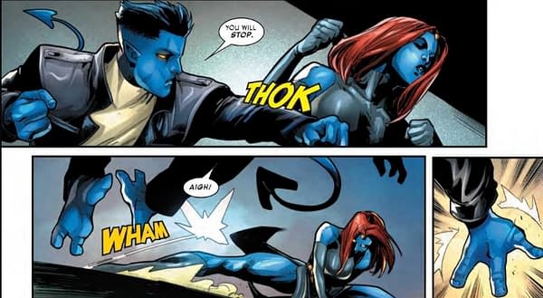 Who Wins in a Fight, Nightcrawler or Mystique? Amazing Nightcrawler #3 Preview