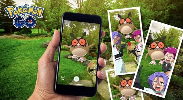 Jessie and James promo image in Pokémon GO. Credit: Niantic