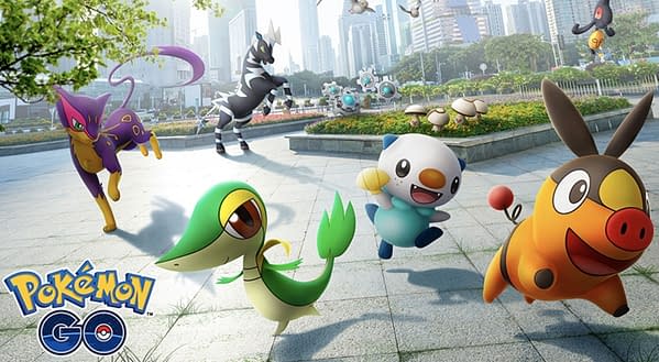 Unova species in Pokémon GO. Credit: Niantic