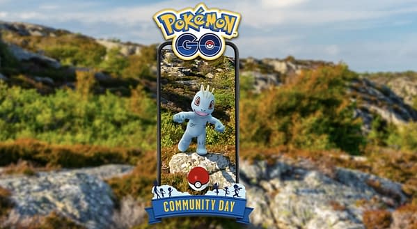 Machop Community Day promo in Pokémon GO. Credit: Niantic