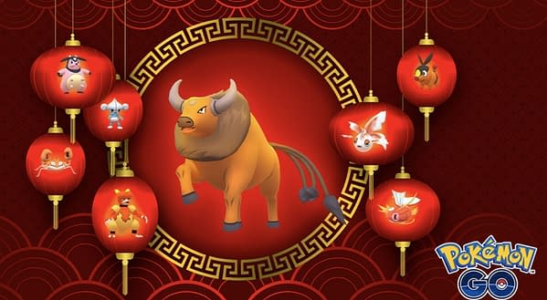 Lunar New Year event promo in Pokémon GO. Credit: Niantic