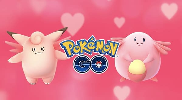 Valentine's Day promo image in Pokémon GO. Credit: Niantic