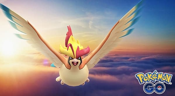 Mega Pidgeot in Pokémon GO. Credit: Niantic