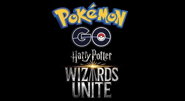 Pokémon GO & Harry Potter: Wizards Unite logos. Credit: Niantic