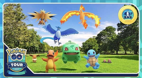 Pokémon GO Tour: Live graphic. Credit: Niantic