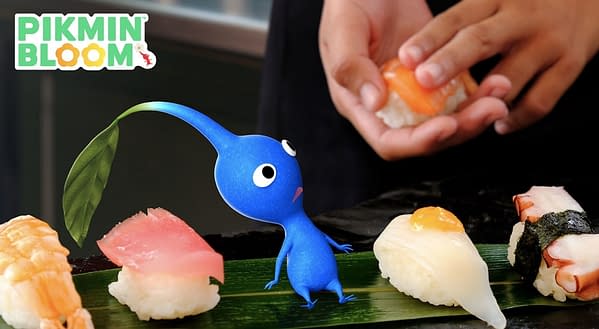 Pikmin Bloom Sushi graphic. Credit: Niantic