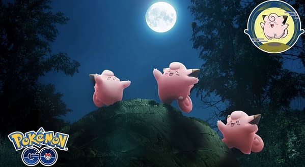 Clefairy Commotion graphic in Pokémon GO. Credit: Niantic