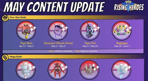 Pokémon GO May 2023 Content Update. Credit: Niantic