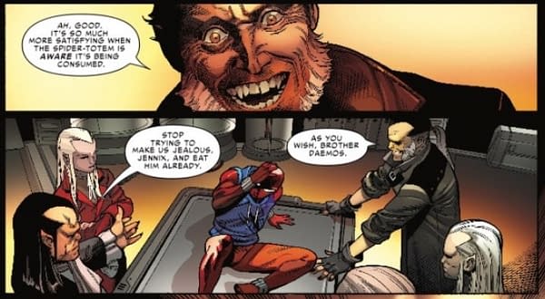 Scarlet Spider's Continuity is Too Convoluted for the Inheritors to Swallow  in Next Week's Spider-Geddon