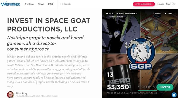 Kickstopped: Space Goat's $1 Million Evil Dead 2 and Terminator Board Games